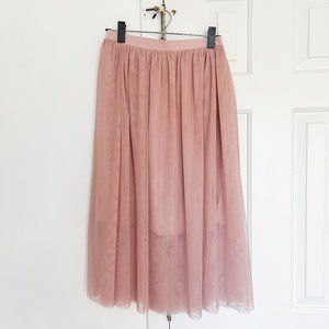 Taylor & Sage Midi Tulle Skirt